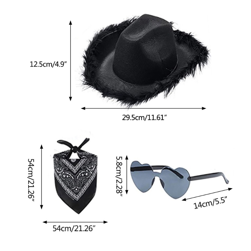 btf-หมวกคาวบอย-แว่นตา-ชุดผ้าพันคอ-สละโสด-ผ้าพันคอ-ปาร์ตี้-อุปกรณ์ประกอบฉาก-คาวบอย-คอสเพลย์-สําหรับผู้หญิง-ปาร์ตี้-เจ้าสาว