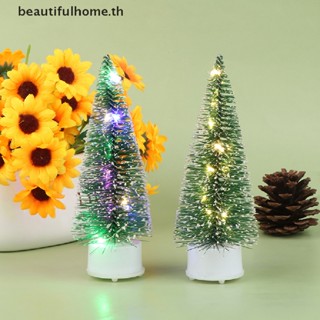 & Christmas Day & 1:12 Dollhouse Christmas Tree LED Glowing Christmas Tree Model Festival Decor  New