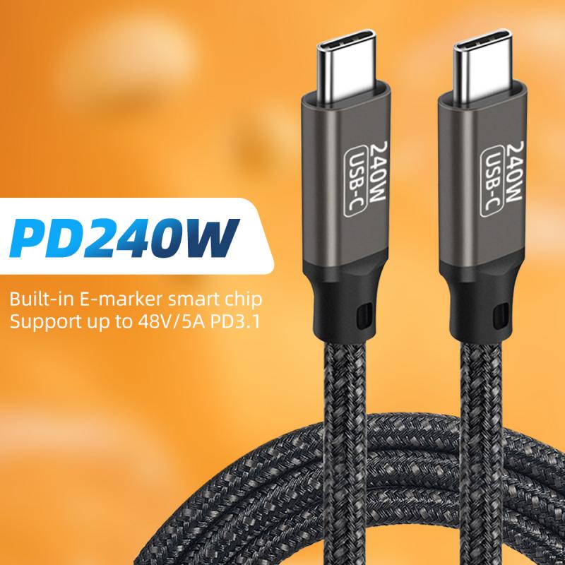 ankndo-สายเคเบิลชาร์จเร็ว-pd3-1-usb-240w-pd100w-usb-type-c-สําหรับ-ps5-nintendo-switch-macbook-usb-c-qc4-0-vooc-warp-scp