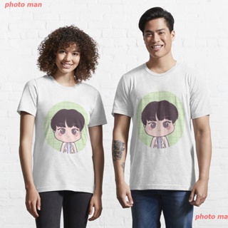 photo man Jo Jung-suk เสื้อ โจจองซอก เสื้อยืดลายการ์ตูน Circle Ahn Jung Won Hospital Playlist shirt Essential T-Shirt wo