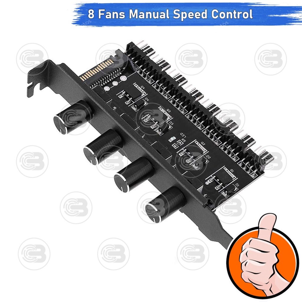 [CoolBlasterThai] PC Fan Manual Speed Control 8 Sockets | Shopee Thailand