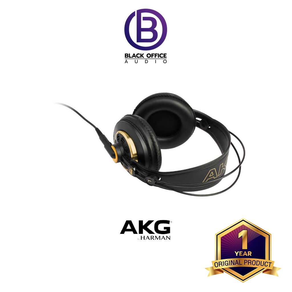 akg-k240-studio-หูฟังมอนิเตอร์-ทำเพลง-บันทึกเสียง-โฮมสตูดิโอ-headphone-monitor-blackofficeaudio