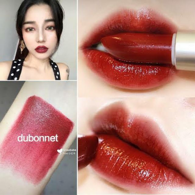 cosmetichub69-แท้ทั้งร้าน-แบ่งขายลิปสติก-mac-lipstick-สี-dubonnet-แบ่งขายใส่กระปุก-แถมแปรงทาลิปฟรี-แท้100