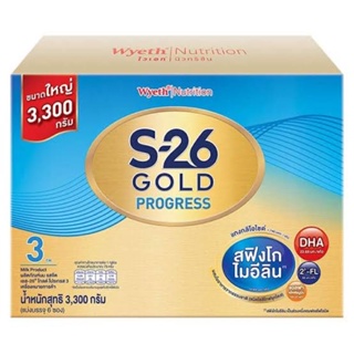 ภาพขนาดย่อของภาพหน้าปกสินค้าใหม่  S26 Gold Progress 2750 /3300g นมผง เอส26 โกลด์ โปรเกรส (สูตร 3) (ฟ้า) จากร้าน itthiphat0001 บน Shopee