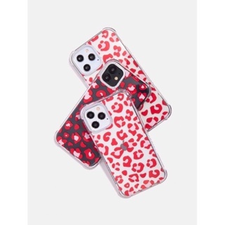 🎄🦌🎅🏼 IN STOCK 🇬🇧 Red &amp; Pink Leopard Print Shock Case
