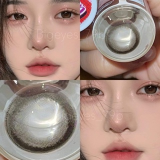 ✨Gray ขนาดตาโต (Bigeyes) ☀️กรองแสง uv จดทะเบียนถูกต้อง 🇰🇷คอนแทคเลนส์สัญชาติเกาหลี🇰🇷