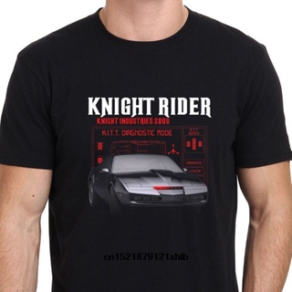 Tmgts1 [พร้อมส่ง] เสื้อยืดผ้าฝ้าย แขนสั้น พิมพ์ลาย Knight Rider Kitt Tv โอเวอร์ไซซ์ ของขวัญคริสต์มาส สําหรับผู้ชาย XS-6X