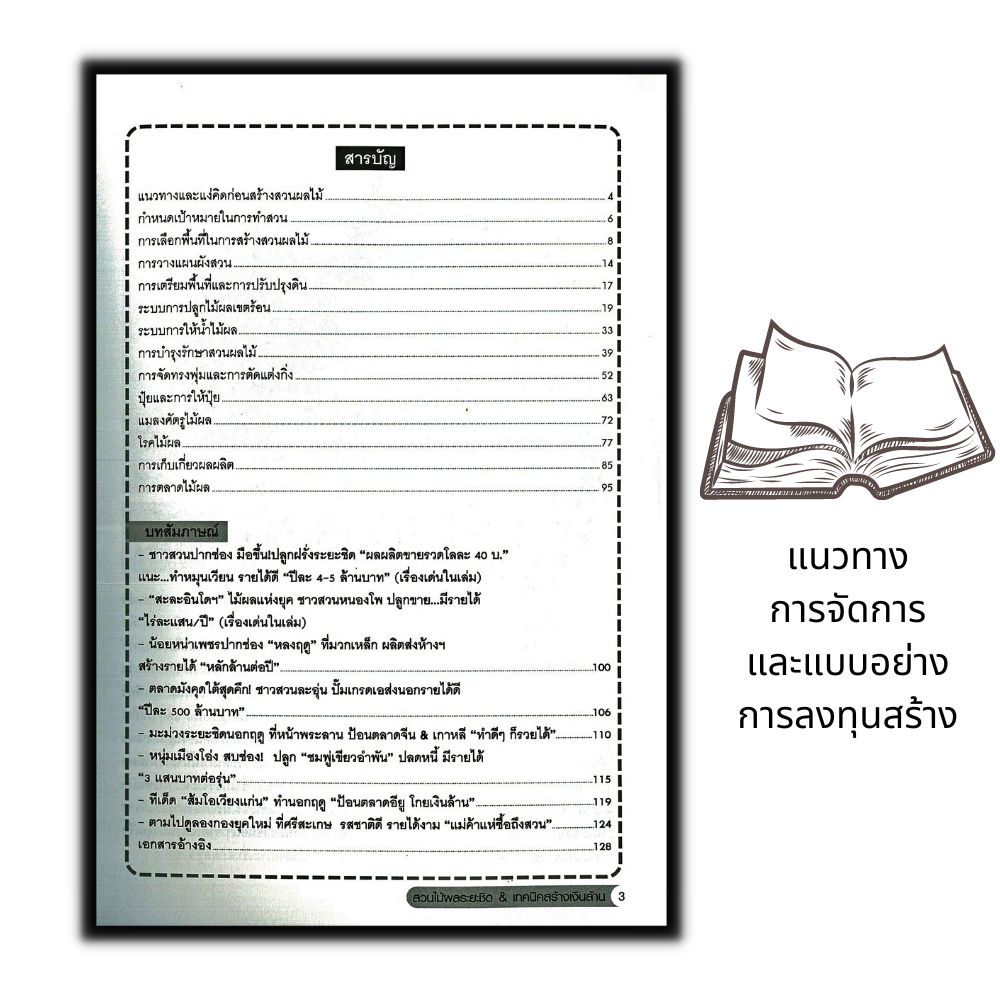 หนังสือ-แนวทางการจัดการ-และแบบอย่างการลงทุนสร้าง-สวนไม้ผลระยะชิด-amp-เทคนิคสร้างเงินล้าน-พืชและการเกษตร-การทำสวน