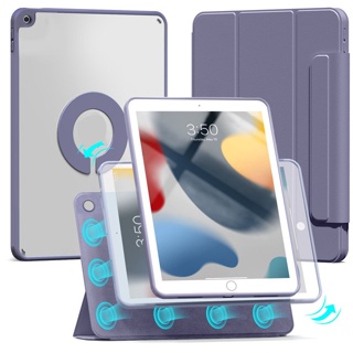 เคสหนัง PU ไฮบริด แม่เหล็ก หมุนได้ 720 องศา สําหรับ iPad 10th 2022 10.9 Air 4 5 10.2 นิ้ว 9 8 7 Gen Pro 11 12.9 นิ้ว Pro 9.7 Air 1 2 3 10.5
