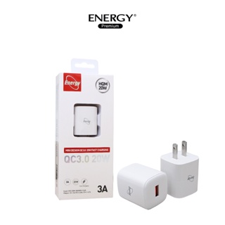 Energy Adapter Fast Charge mini 3.0A HDM20Wอะแดปเตอร์ชาร์จเร็ว 3.0 - 20W