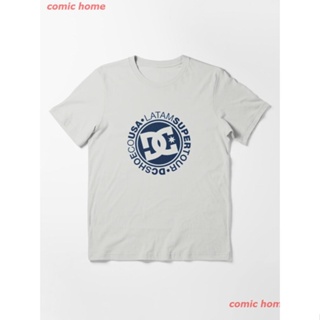 2022 Dcdc Dc Dcdcdc Essential T-Shirt เสื้อยืด ดพิมพ์ลาย ดผ้าเด้ง คอกลม cotton แฟชั่น discount Unisex