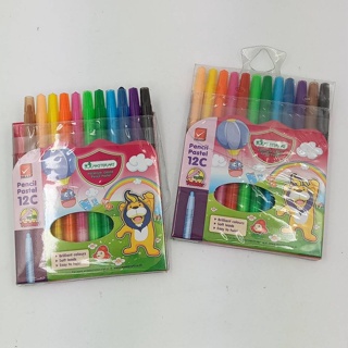 ดินสอสีพาสเทล 12 สี มาสเตอร์อาร์ต  pencil pastel 12 c twister