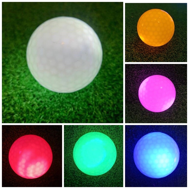 ภาพหน้าปกสินค้าลูกกอล์ฟแบบมีไฟ, LED Golf balls for night golf