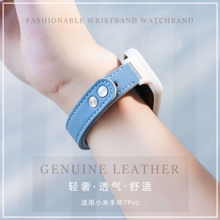 ภาพหน้าปกสินค้าสายนาฬิกาข้อมือหนัง หัวเข็มขัดคู่ และเคสพีซี สําหรับ Xiaomi mi band 7 pro mi band 7pro ที่เกี่ยวข้อง