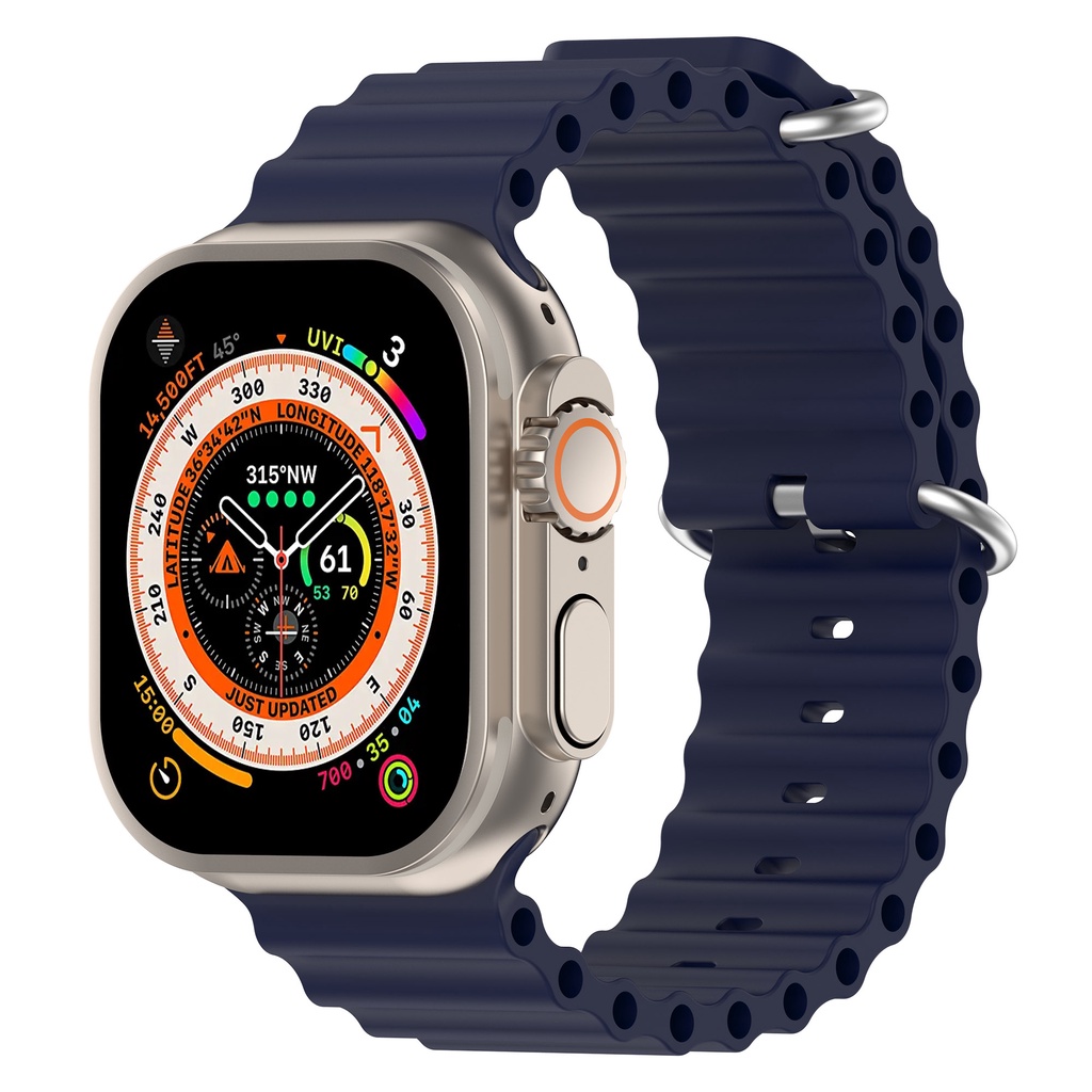 ภาพหน้าปกสินค้าสายนาฬิกาข้อมือซิลิโคน สําหรับ Apple Watch Band Series 8 ultra 49 มม. 45 มม. 41 มม. 44 มม. 40 มม. 42 มม. 38 มม. 7 6 se 5 จากร้าน aaigea.th บน Shopee