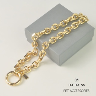 สร้อยคอแมว สร้อยคอสุนัข รุ่นO-Chains Gold18K. สร้อยทอง