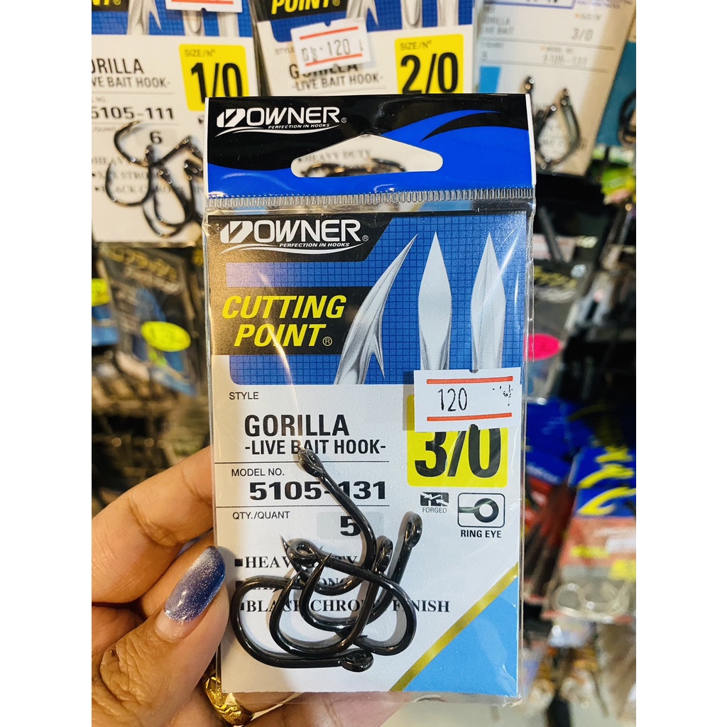 เบ็ดจิ๊ก OWNER CUTTING POINT 5105 Shopee Thailand