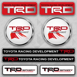 สติกเกอร์ไวนิล ลายโลโก้ Toyota TRD Racing Sport Moving Forward สําหรับตกแต่งรถยนต์