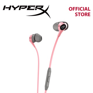 (6N9J8AA)[New Product]HyperX Cloud Earbuds – Gaming Headphones with Mic 3.5 (Pink) (หูฟัง)
