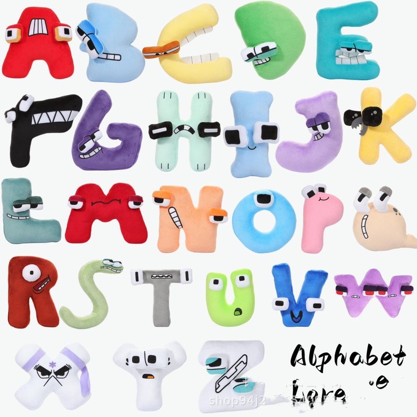 22cm-alphabet-lore-ตุ๊กตาอักษร-ตุ๊กตาตัวละครในเกม