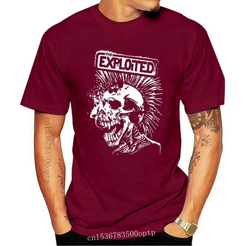 ขายดีขายดี-เสื้อยืดลําลอง-แขนสั้น-พิมพ์ลายวงร็อค-the-exploited-scottish-punk-t-s-to-7-mcbdjj24hngbeb25s-5xl