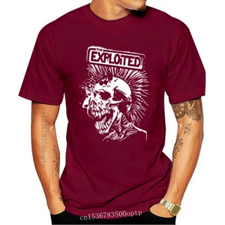 ขายดี!ขายดี เสื้อยืดลําลอง แขนสั้น พิมพ์ลายวงร็อค the Exploited-Scottish Punk T _ - S to 7 MCbdjj24HNgbeb25S-5XL