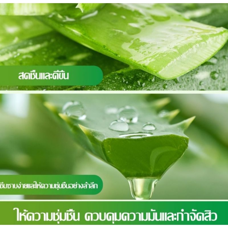 เจลว่านหางจระเข้-บำรุงผิวหน้า-ครีมว่านหางจระเข้-99-aloe-vera-300ml-ลดอาการอักเสบของผิว