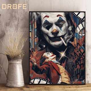 Drofe 【40*50 ซม.】ภาพวาดสีน้ํามันอะคริลิค ตามตัวเลข สําหรับผู้ใหญ่ ตกแต่งผนังบ้าน DIY