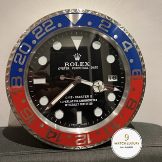 ภาพหน้าปกสินค้า✅สินค้าพร้อมส่ง✅มีรับประกัน‼️นาฬิกาแขวนผนัง ROLEX รุ่นGMT วัสดุพรีเมียม เข็มเดินเรียบสมูท กระจกแท้ ตรงตามรูป ที่เกี่ยวข้อง