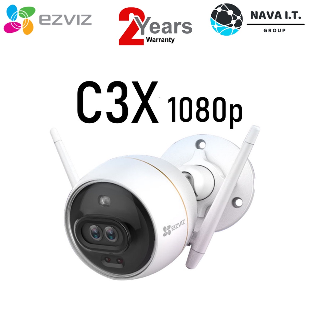 ภาพสินค้าโปรราคาถูก4.4 EZVIZ กล้องวงจรปิดไร้สาย C3TN C3X C3W C3W PRO C6W H3 H8C 2MP/3MP/4MP OUTDOOR WI-FI CAMERA ประกัน 2 ปี จากร้าน nava.it บน Shopee ภาพที่ 2