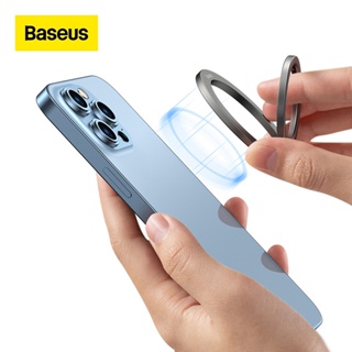 Baseus ที่วางโทรศัพท์ แบบแม่เหล็ก ขาตั้งโทรศัพท์มือถือ แหวนนิ้ว รองรับ อุปกรณ์เสริม สําหรับ i14 13 Pro Max Samsung