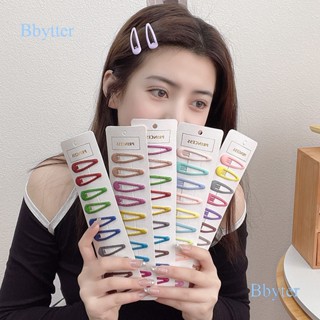 Bbyter กิ๊บติดผม สีพื้น คุณภาพสูง สําหรับเด็กผู้หญิง 10 ชิ้น