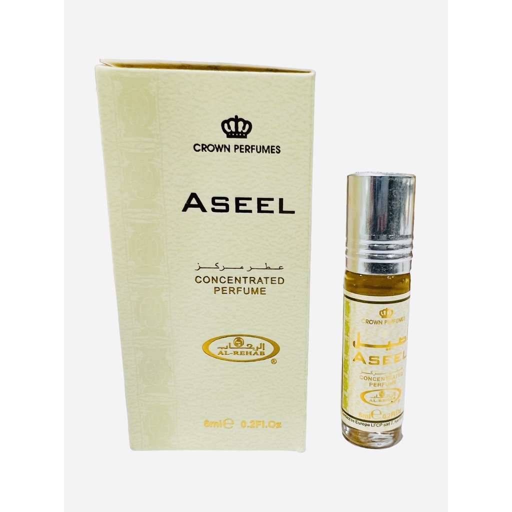 น้ำหอม-al-rehab-aseel-perfume-oil-6ml-roll-on-น้ำหอมอาหรับ-กลิ่นคุณภาพ-น้ําหอมลูกกลิ้ง
