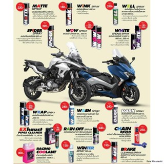 จัดส่งทันทีLUBE71 WRAP SPFRAY สเปรย์จารบีหล่อลื่นโซ่ สีใส ขนาด 600 มล.