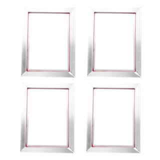 4X A3 Screen Printing Aluminum Frame 31X41cm With White 43T Silk Print Polyester Mesh For Printed Circuit Boards