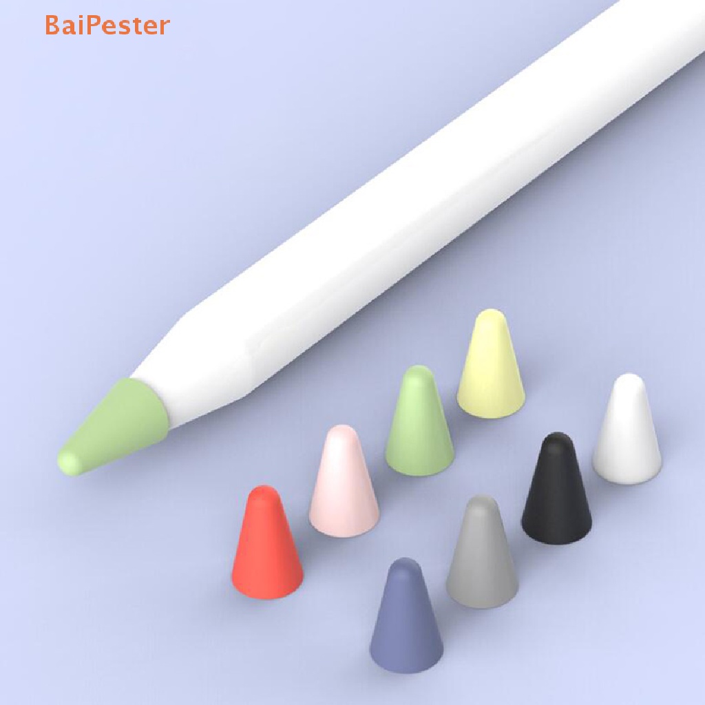 baipester-8pcs-apple-pencil-gen-1-amp-2-tip-nib-silicone-protective-case-soft-penpoint-cover