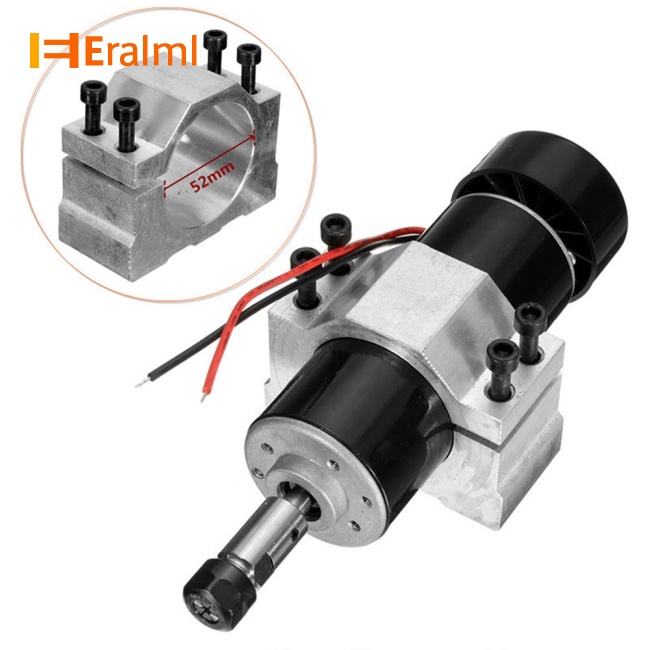 eralml-มอเตอร์แกนหมุน-ระบายความร้อนด้วยอากาศ-500w-และตัวควบคุมความเร็ว-และแคลมป์เครื่องแกะสลัก-pcb-spindle-er11-12000-rpm