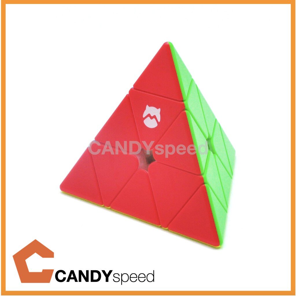 รูบิค-gan-monster-go-pyraminx-stickerless-rubik-สามเหลี่ยม-by-candyspeed