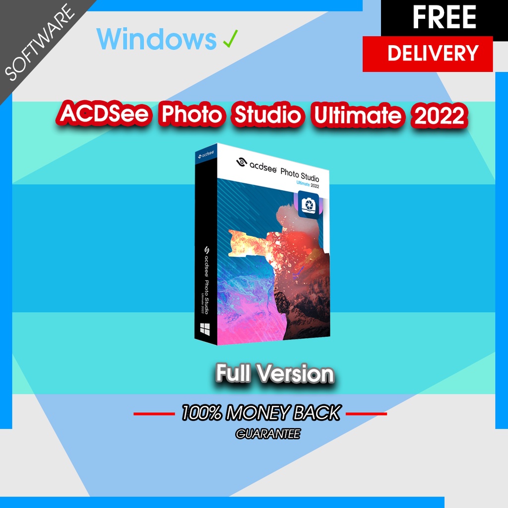 ภาพหน้าปกสินค้าACDSee Photo Studio Ultimate 2022 Windows Latest Version Full โปรแกรมจัดการรูปภาพ ดูรูป แต่งรูป For lifetime จากร้าน marksoft_speed บน Shopee