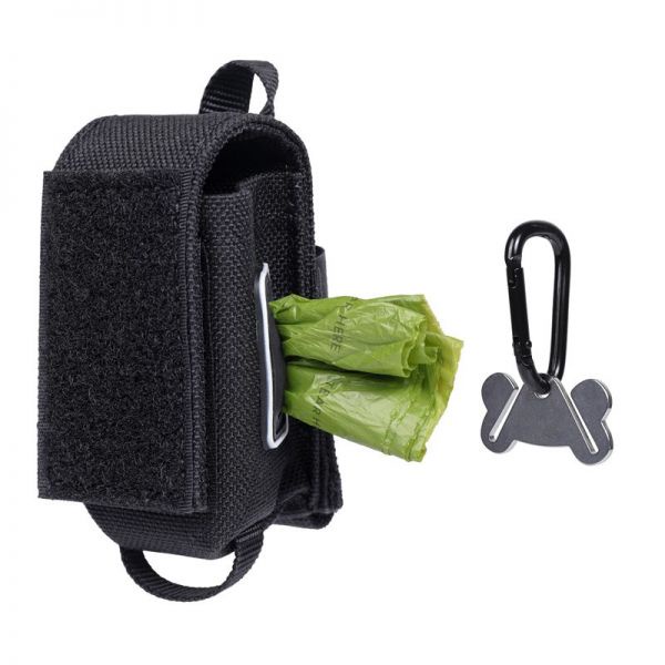 กระเป๋าใส่มูลสัตว์เลี้ยงพร้อมตะขอห้อย Adjustable Dog Poop Bag Pouch (DG