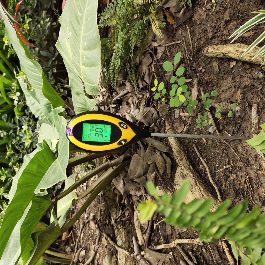 แพ็คคู่-เครื่องวัดค่าดิน-4-in-1-เครื่องวัดค่าน้ำ-ph-วัดค่าดิน-soil-meter-moisture-meter-เครื่องวัดความชื้นในดินและวัดค