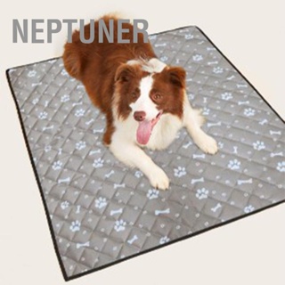 Neptuner แผ่นรองฉี่สุนัข ลายกระดูก ดูดซับน้ํา ใช้ซ้ําได้ ป้องกันการลื่นไถล กันน้ํา ระบายอากาศ ฝึกสัตว์เลี้ยง