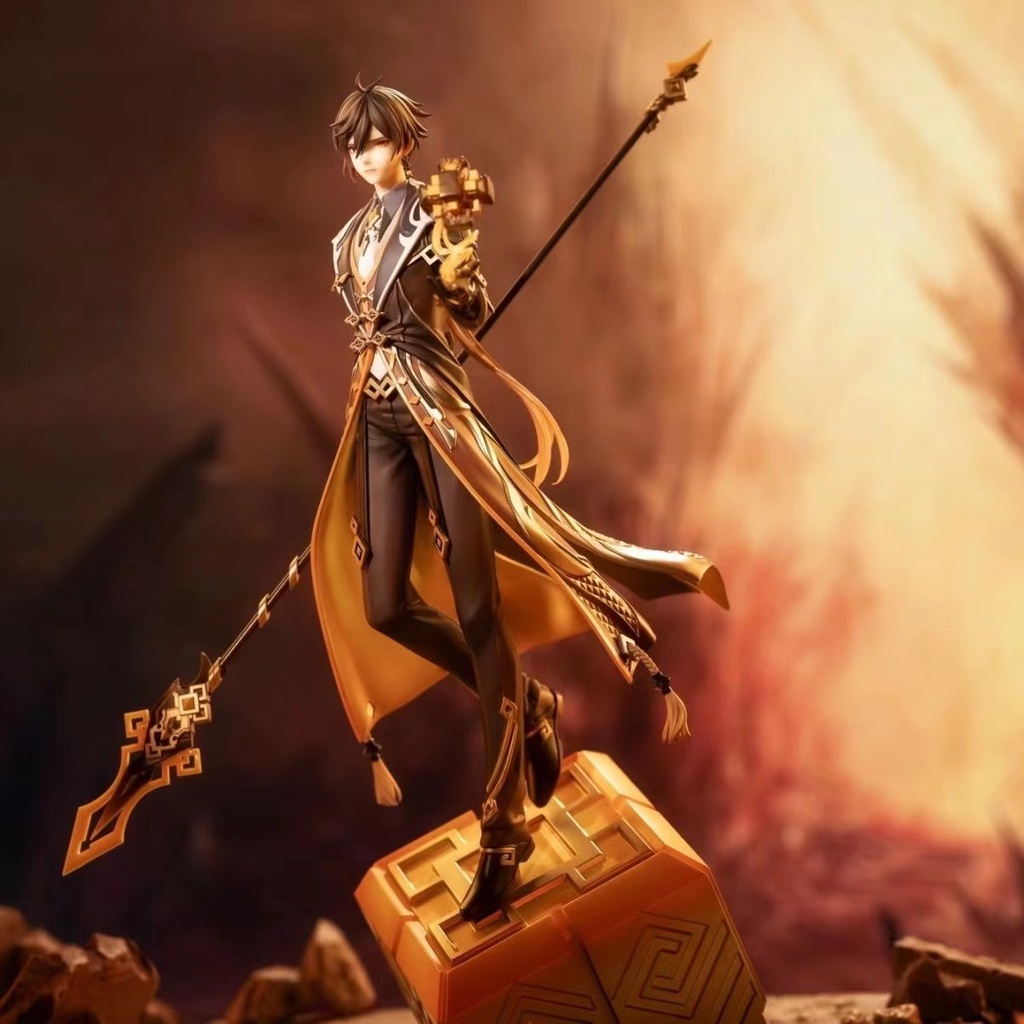 Genshin Impact Zhongli Figure Zhong Li Figure Rock King Zhong Li Action