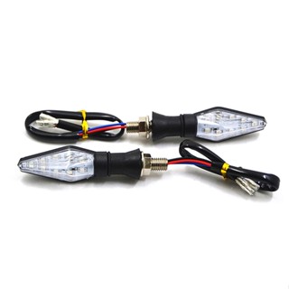 Universal Motorcycle Turn Signal Light Double-sided Lighting Indicator Lights 12V Super Bright LED Bulbs Light for Motor