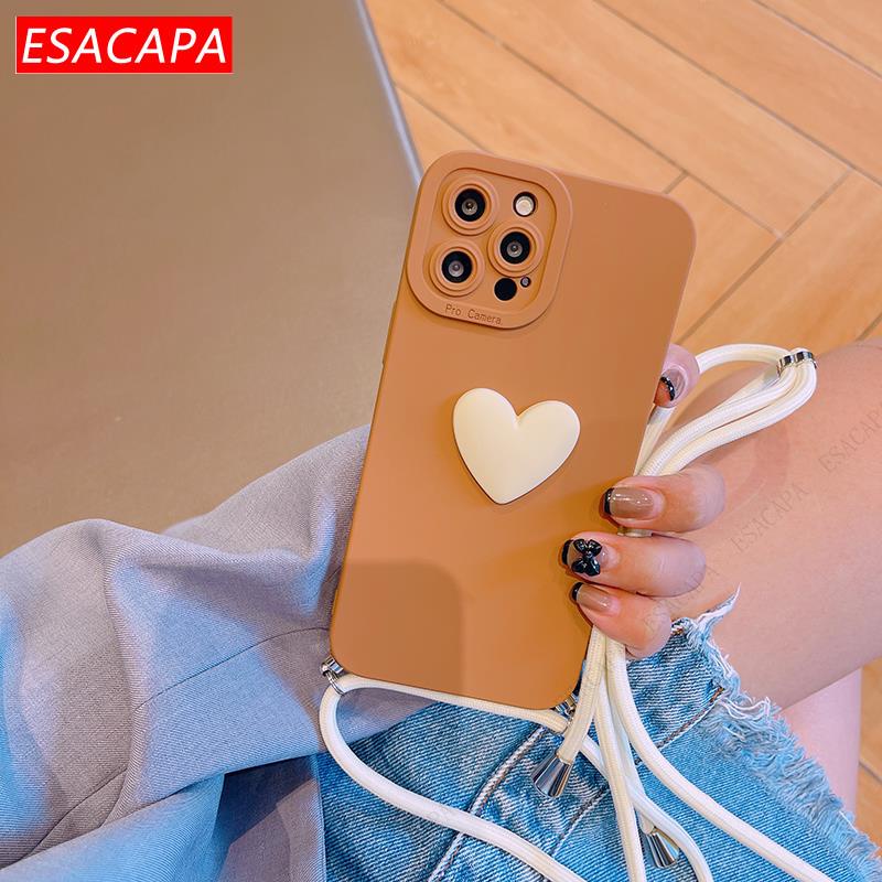 เคสโทรศัพท์มือถือ-แบบนิ่ม-ลายหัวใจ-3d-พร้อมสายคล้องคอ-สําหรับ-samsung-s23-ultra-s22-s21-s20-plus-s20-fe-note-20-10-plus-galaxy-s23-plus-s22-ultra