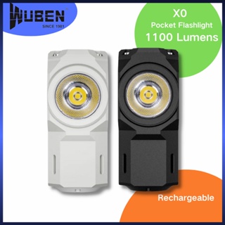 Wuben X-0 Knight ไฟฉายอลูมิเนียม EDC 1100 Lumens สําหรับตั้งแคมป์กลางแจ้ง
