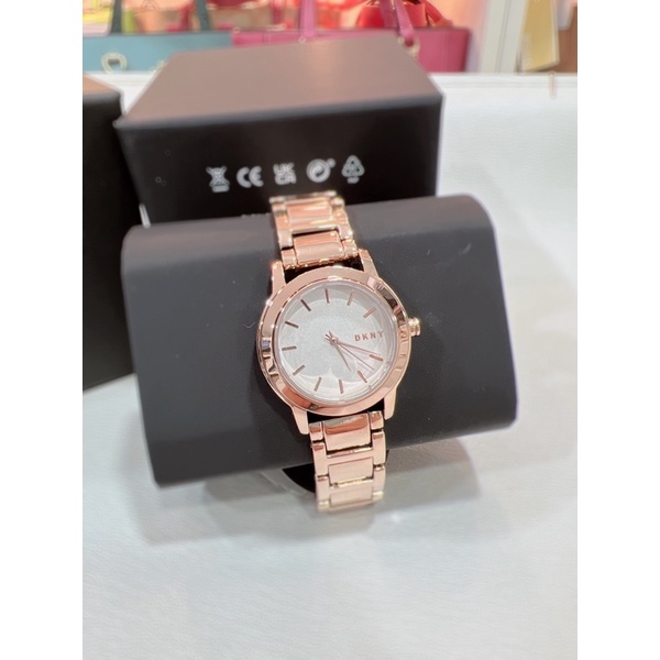 ภาพสินค้านาฬิกา DKNY Women's Tompkins Three-Hand Rose Gold-Tone Watch NY2210 จากร้าน aey89.shop_usa บน Shopee ภาพที่ 2
