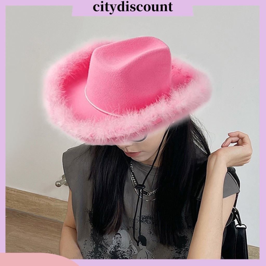 lt-citydiscount-gt-หมวกคาวบอย-ผ้ากอซ-ขนนก-ปีกนก-ดีไซน์ไม่ซ้ําใคร-สําหรับผู้หญิง