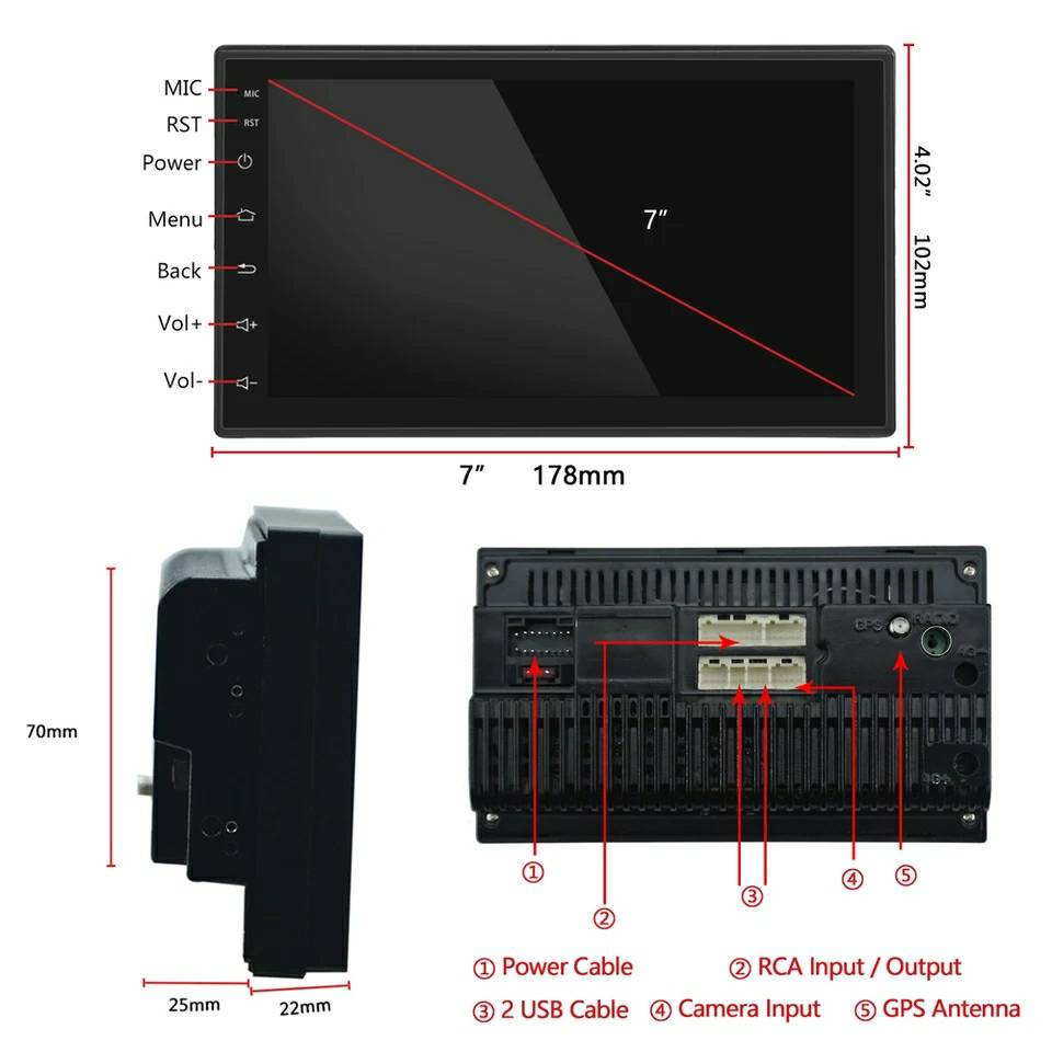 จอแอนดรอยด์ 7 นิ้ว RAM2 ROm32 WIFI | Shopee Thailand
