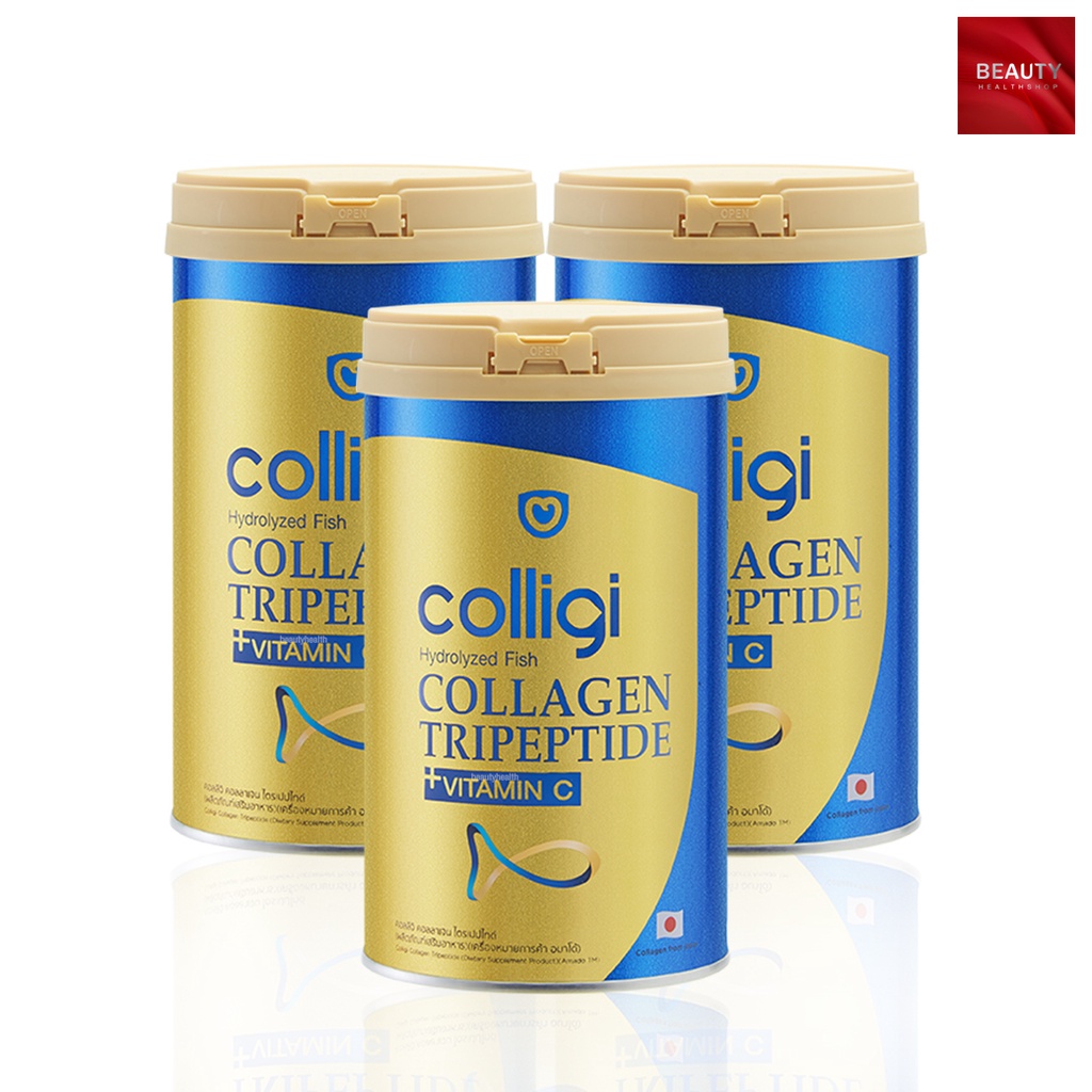 ภาพหน้าปกสินค้าColligi Collagen Tripeptide คอลลาเจน คอลลิจิ